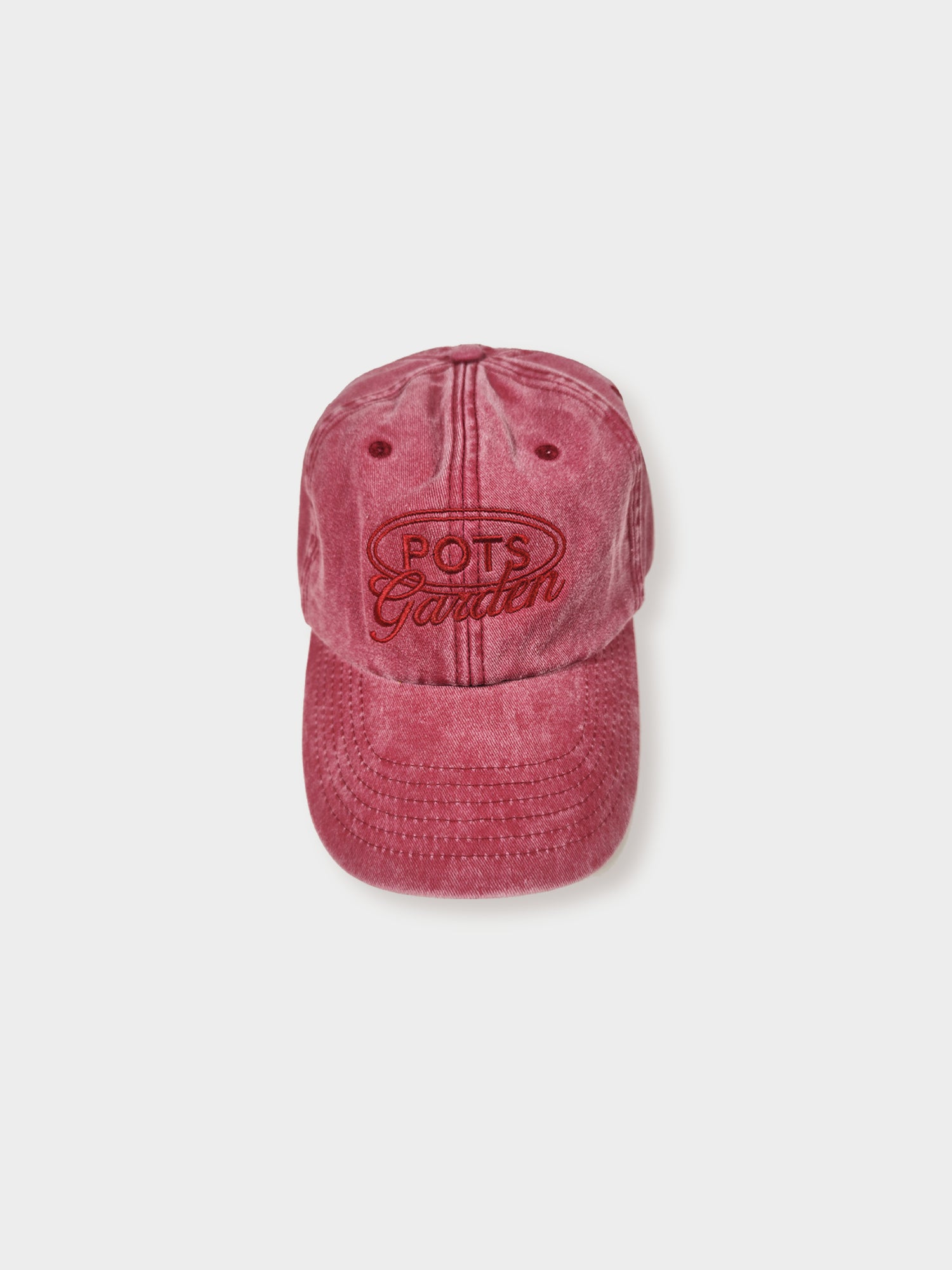 WORN BURGUNDY CAP