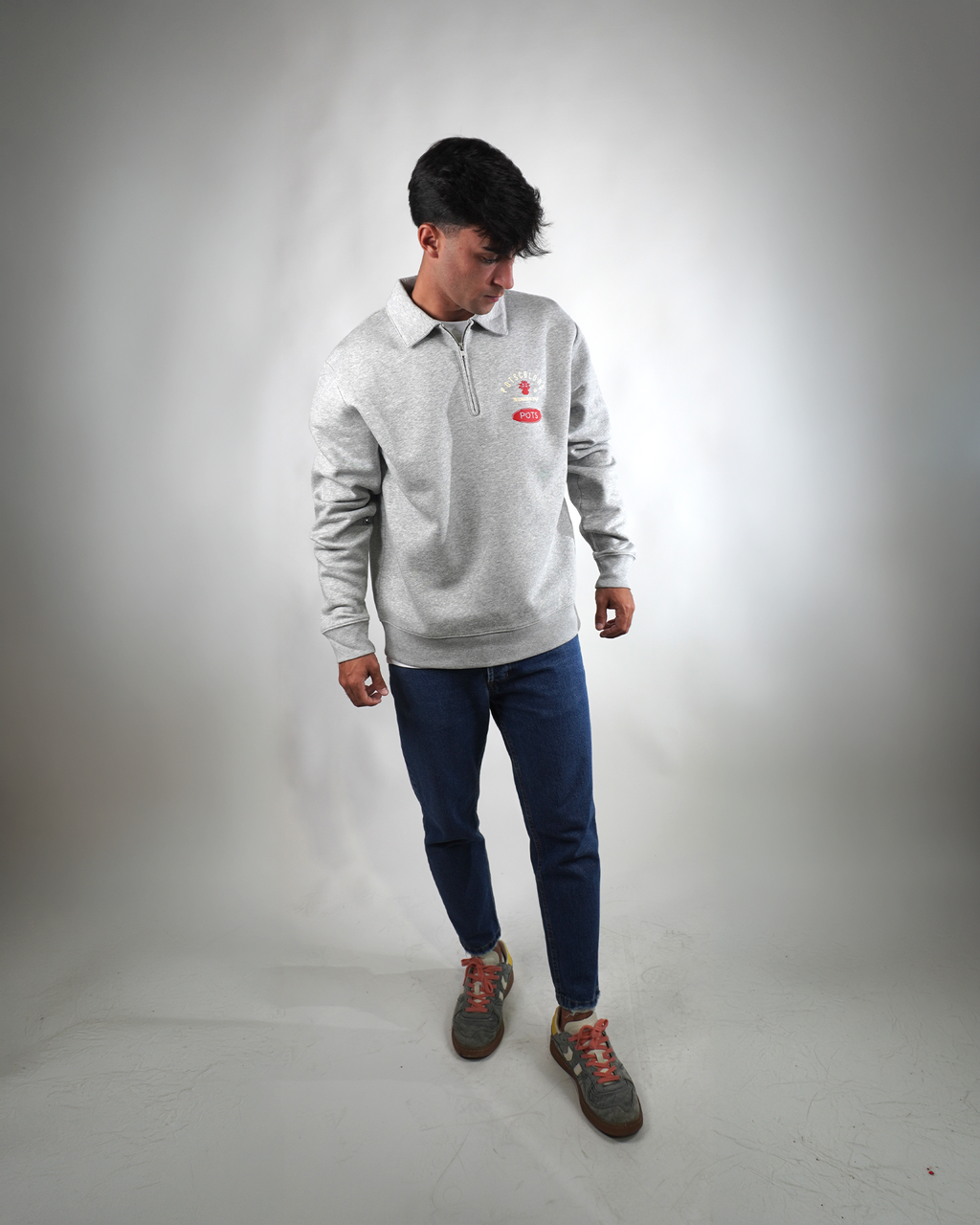 SUDADERA DERBY GREY