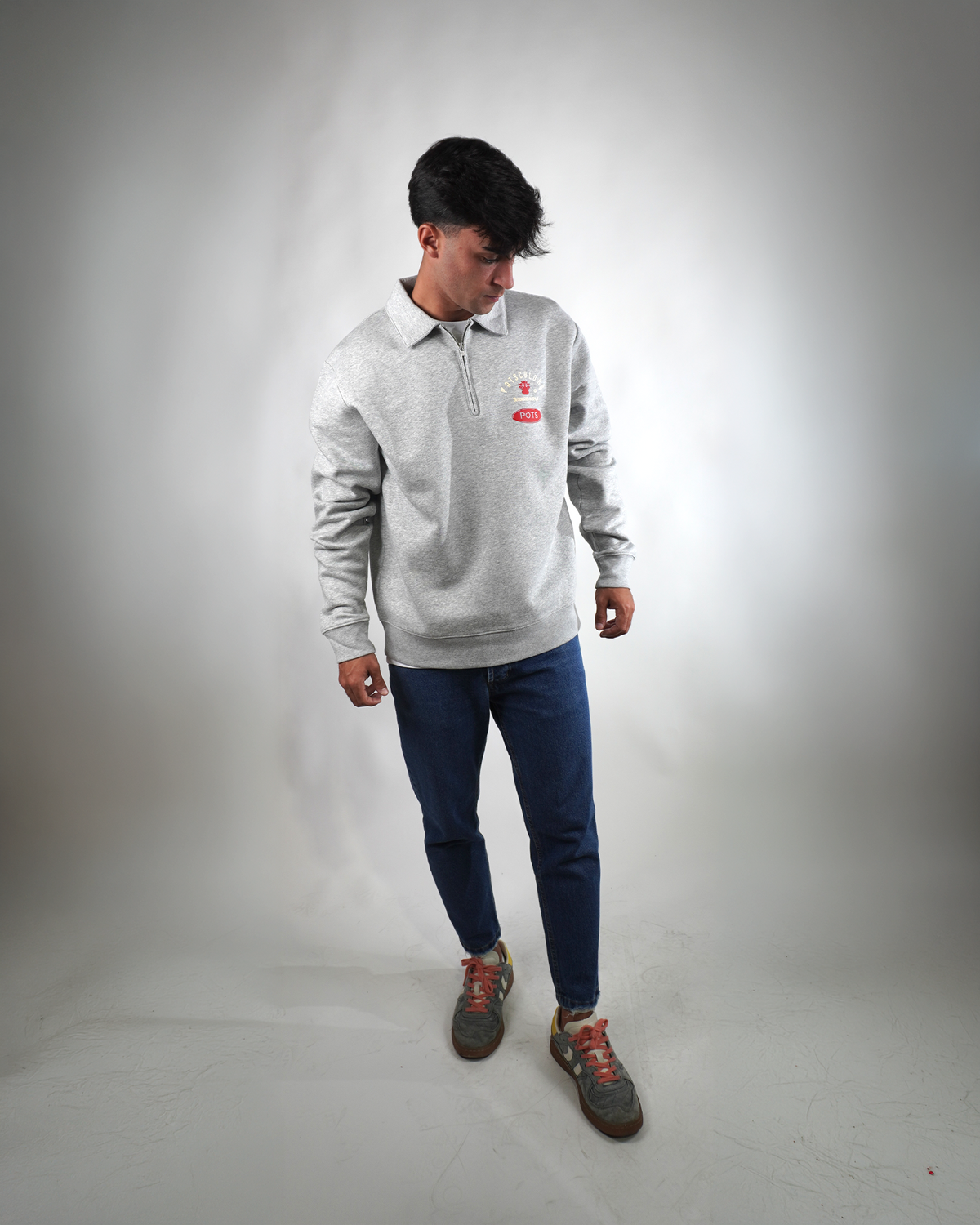 SUDADERA DERBY GREY