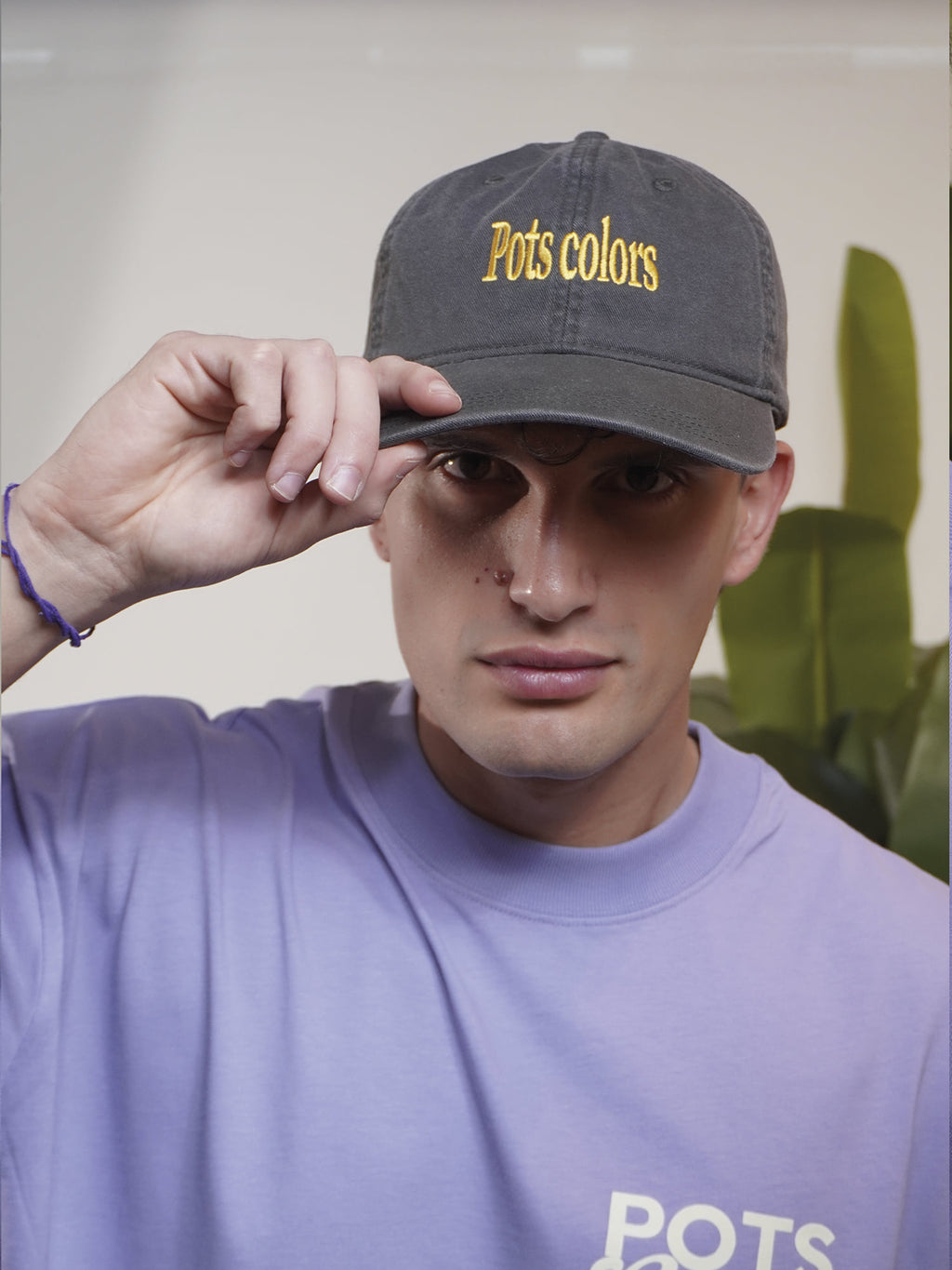 WORN BLACK CAP