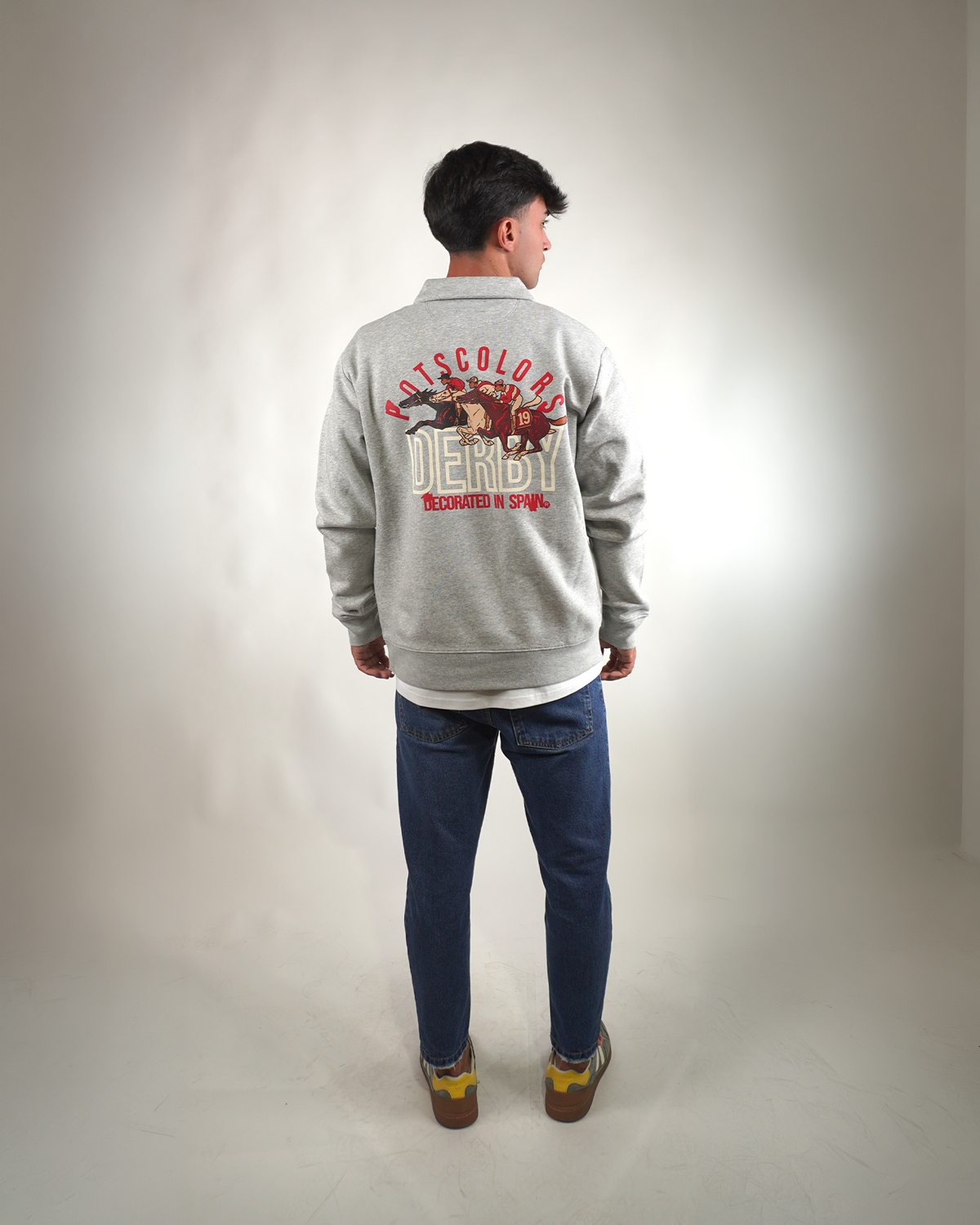 SUDADERA DERBY GREY