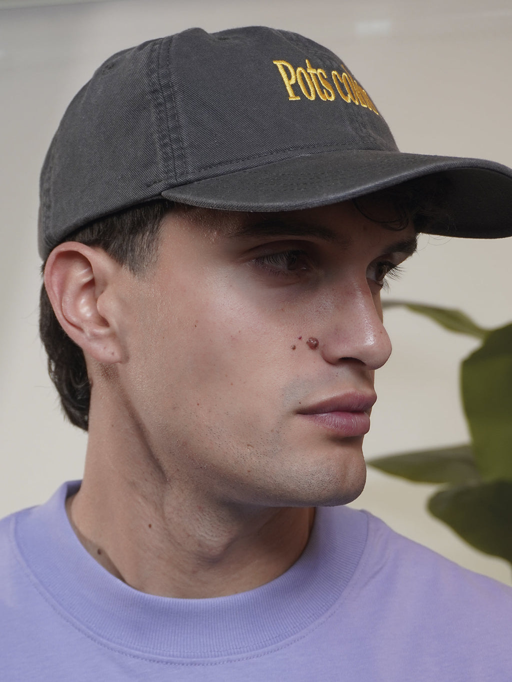 WORN BLACK CAP