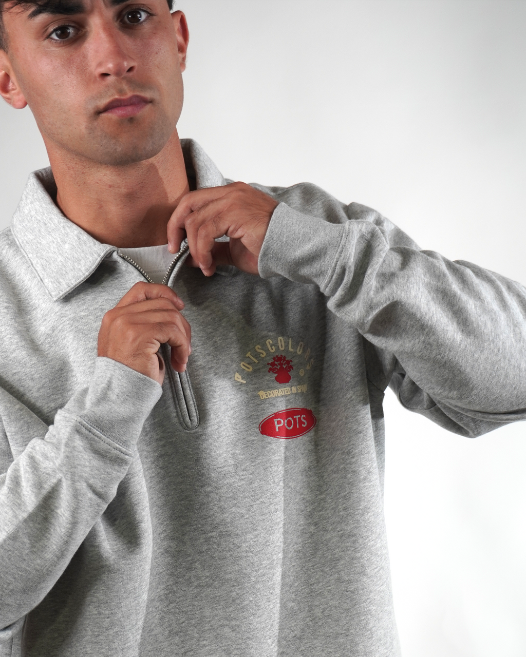 SUDADERA DERBY GREY