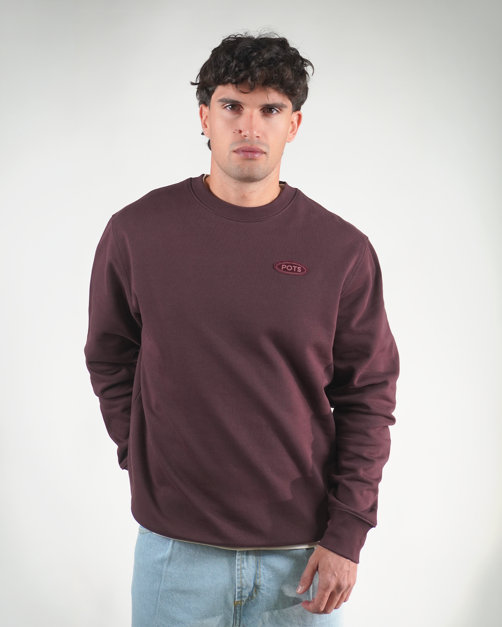 SUDADERA GRANATE