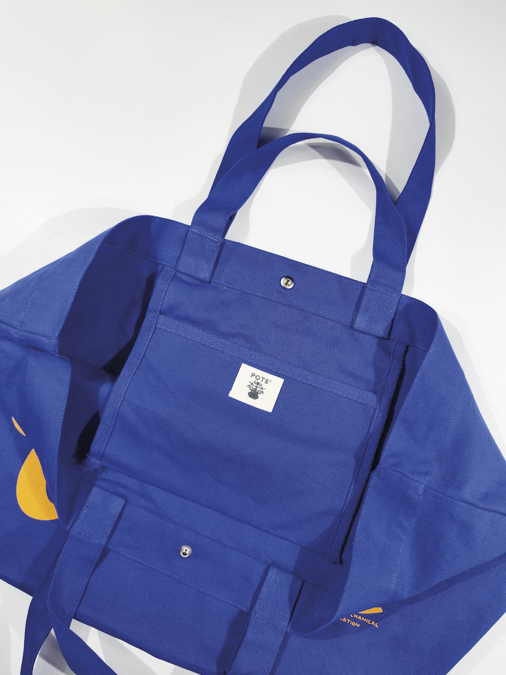 BLUE BLOOM PINK TOTE BAG