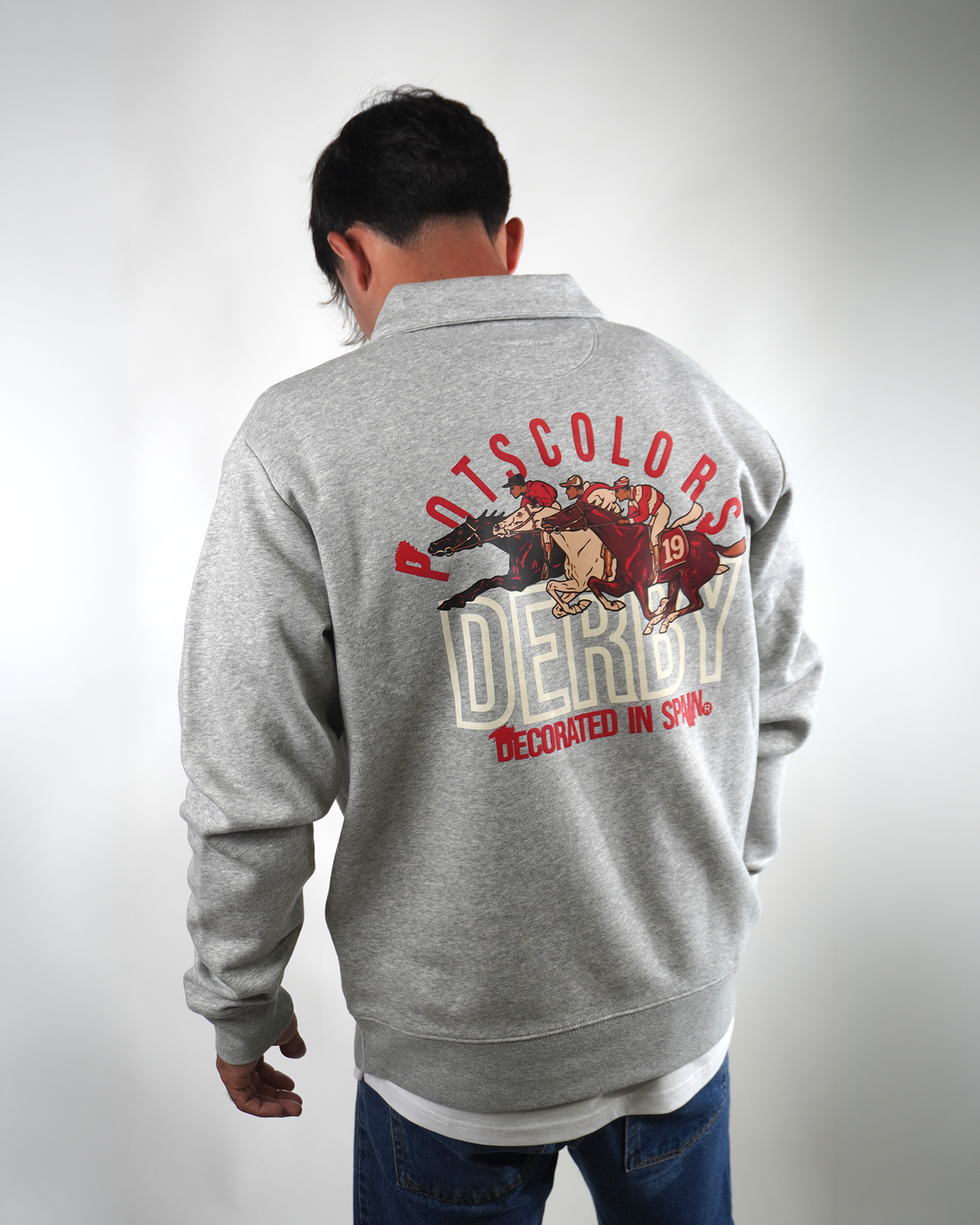 SUDADERA DERBY GREY