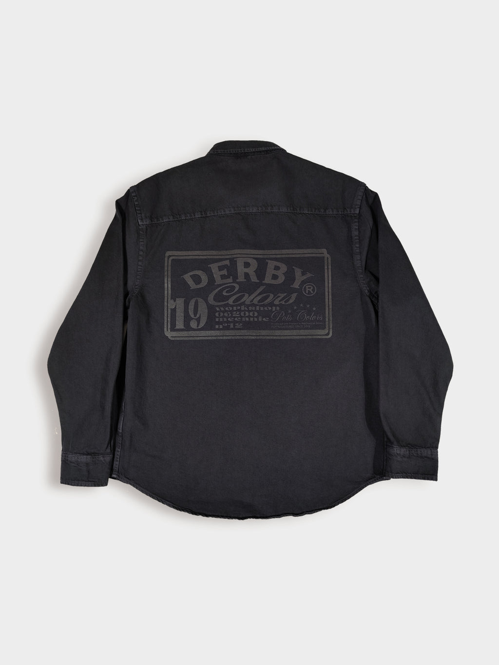 BLACK WORN SHIRT