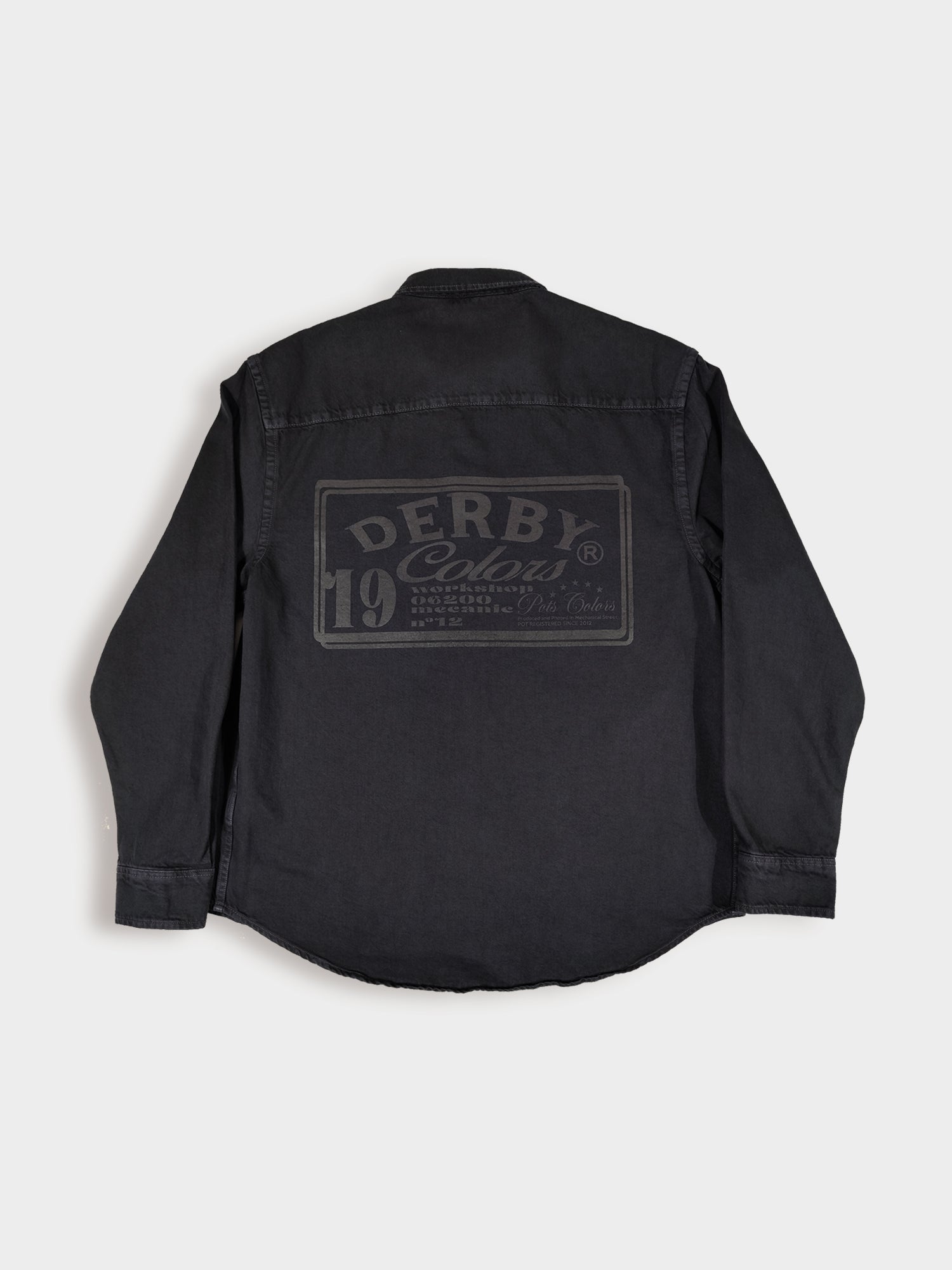 BLACK WORN SHIRT