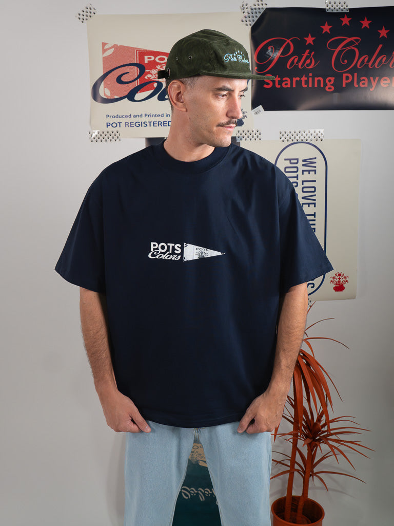 CAMISETA OVERSIZE NAVY COLORS