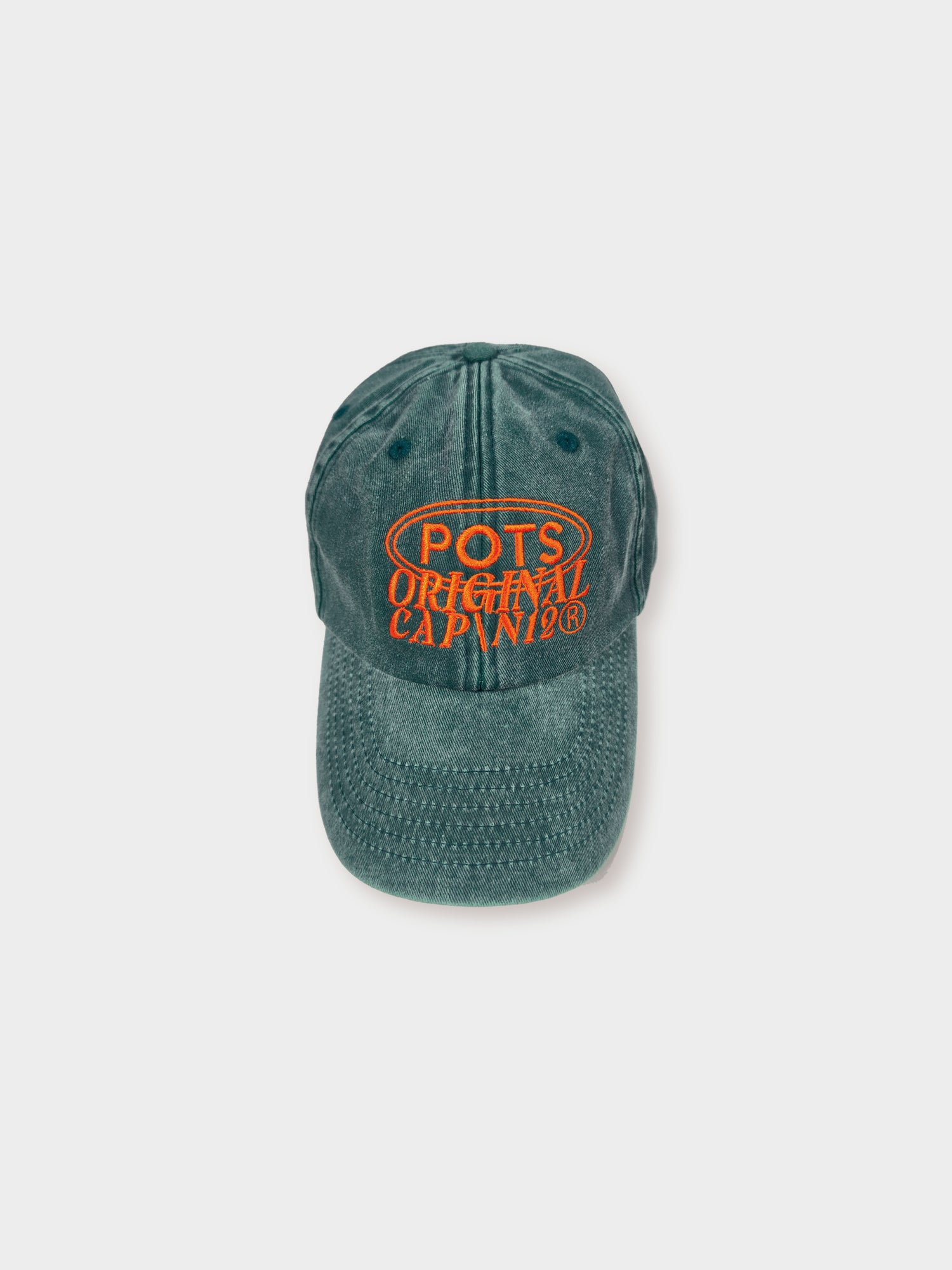 GREEN WORN CAP