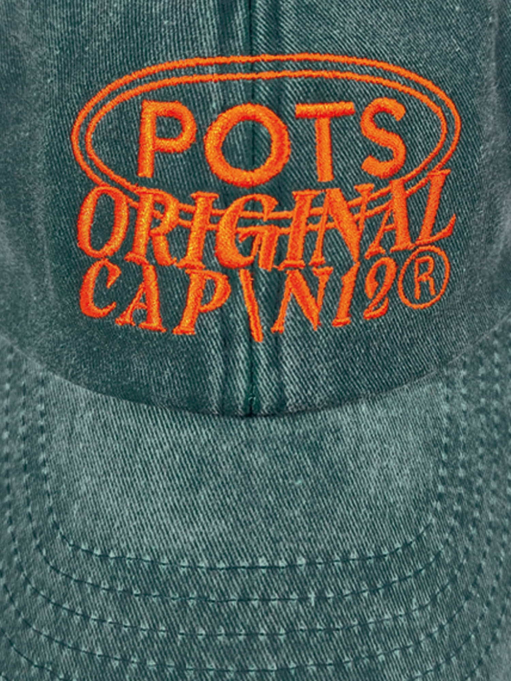 GREEN WORN CAP