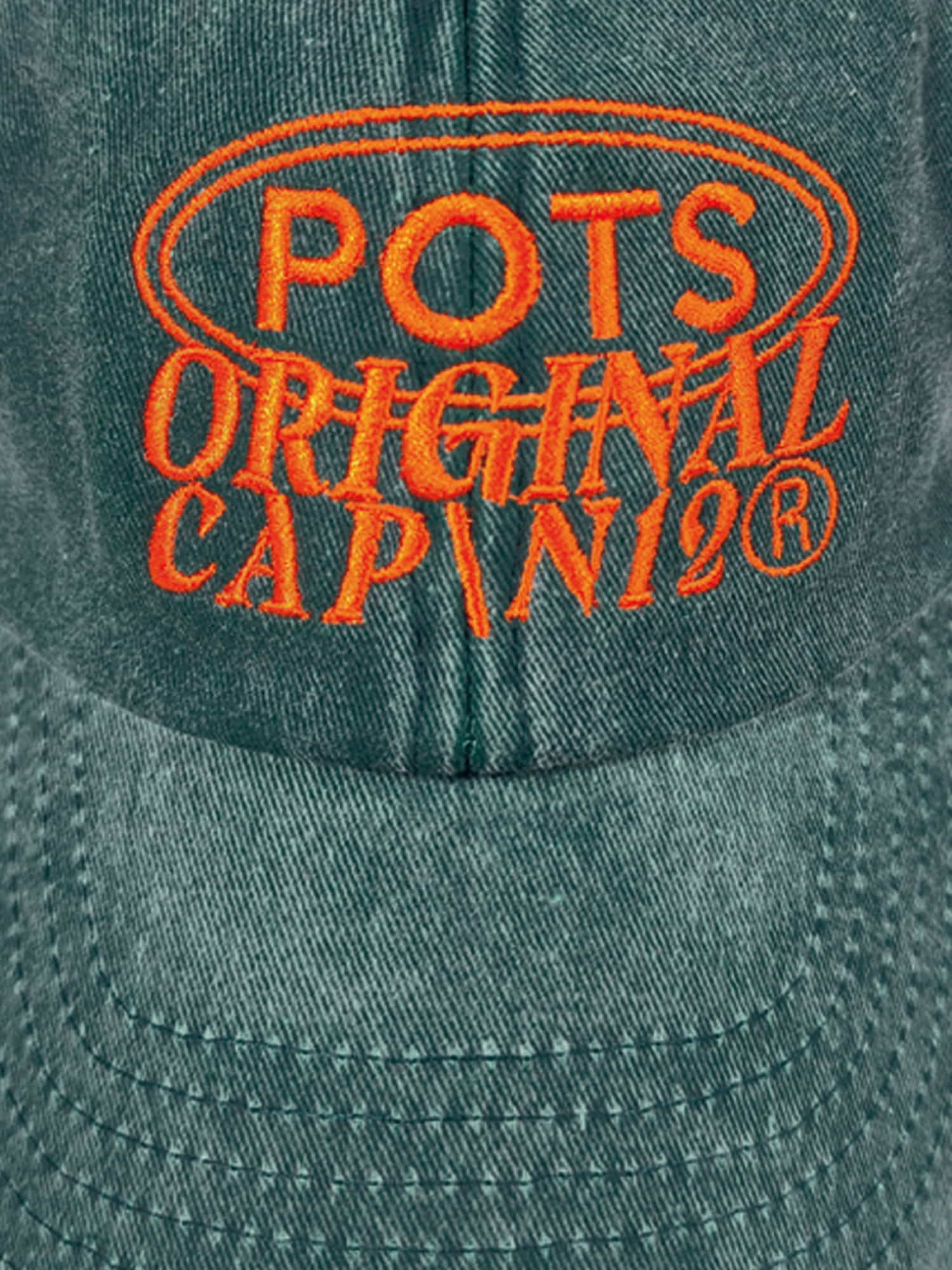 GREEN WORN CAP