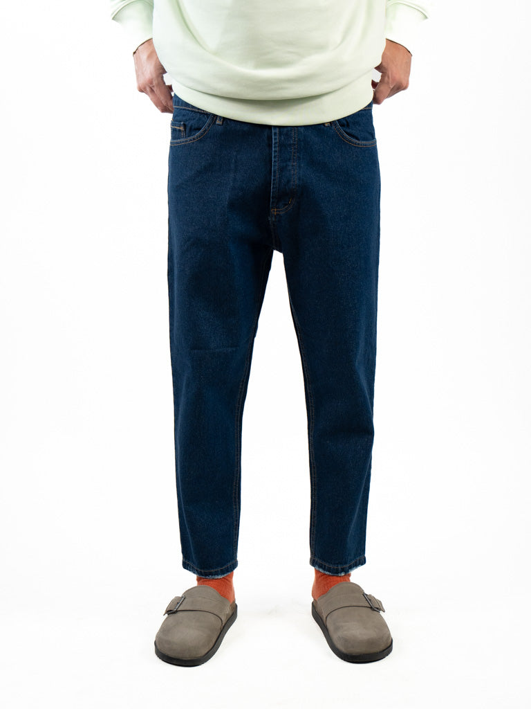 JEANS CROPPED DARK
