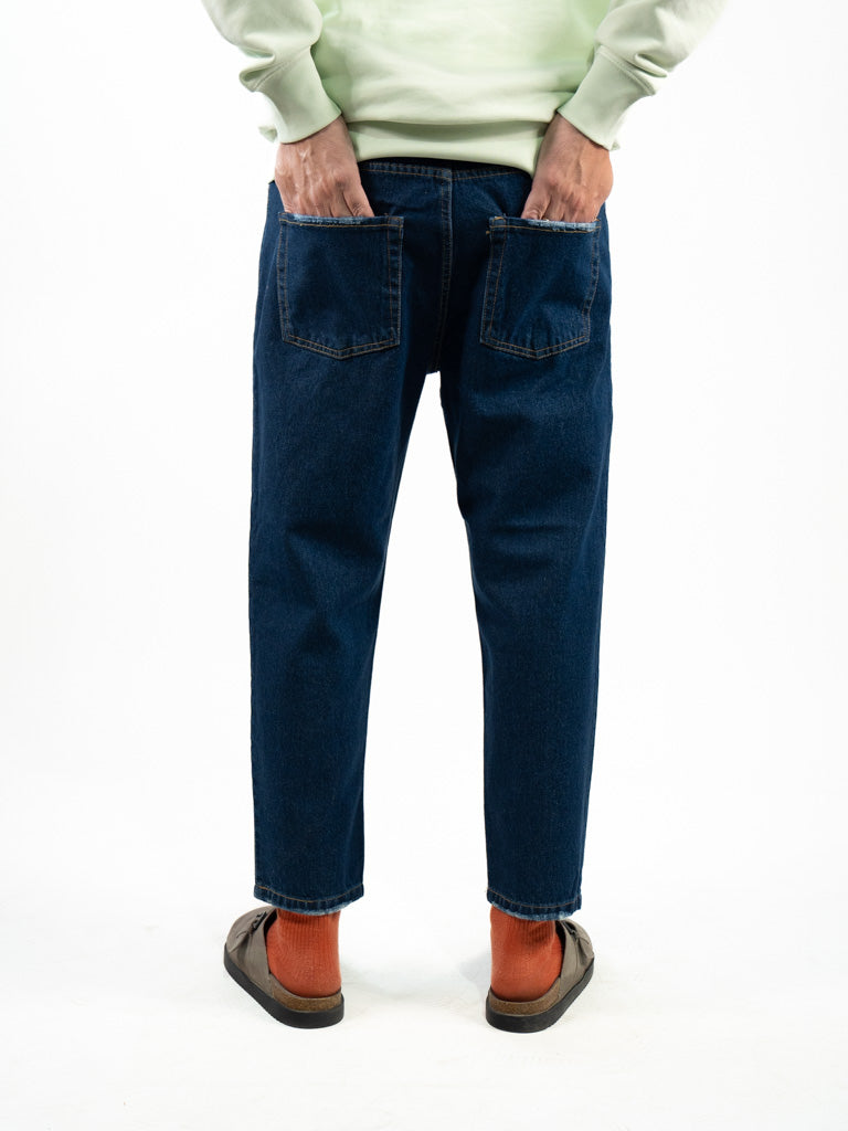 JEANS CROPPED DARK