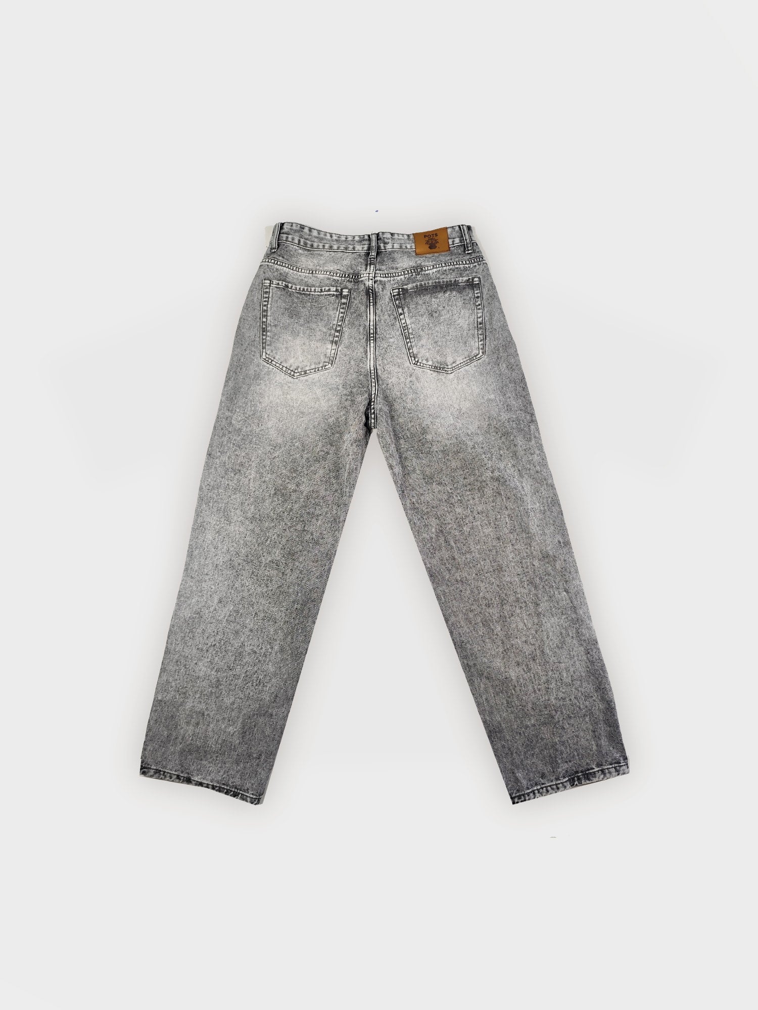 JEANS WIDE GREY STREET