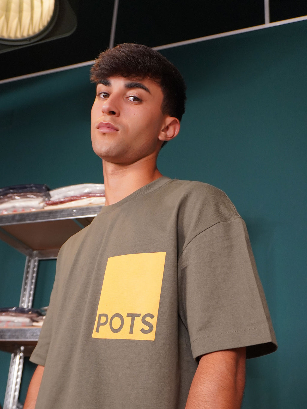 ORANGE SQUARE T-SHIRT