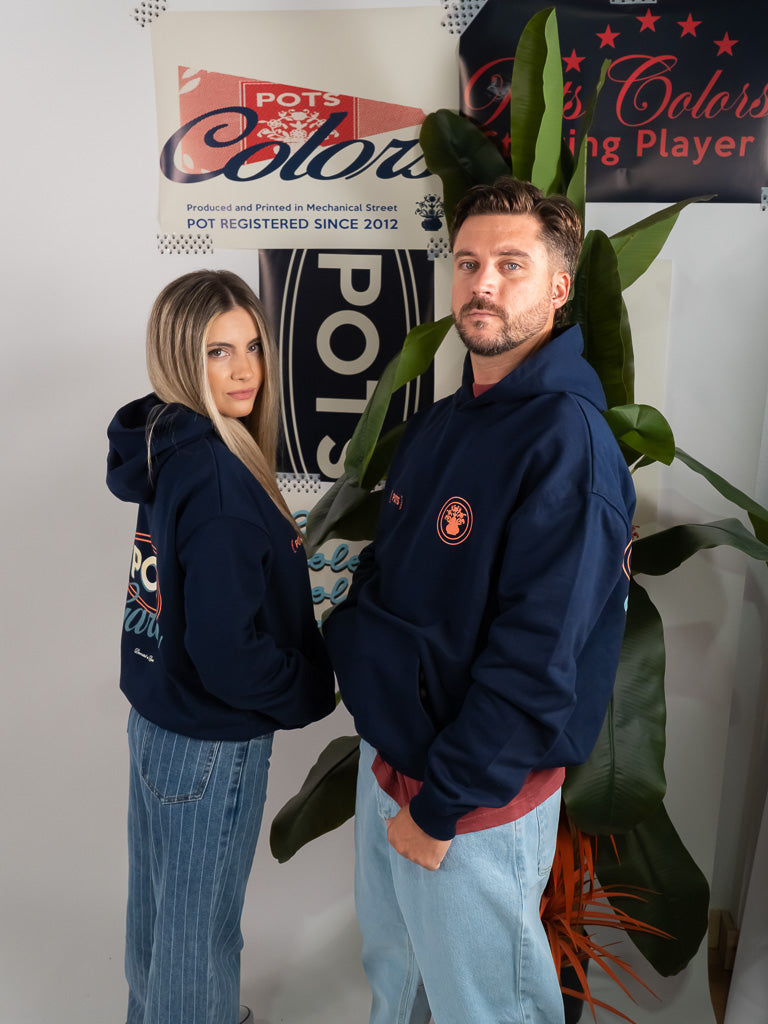 SUDADERA GARDEN NAVY