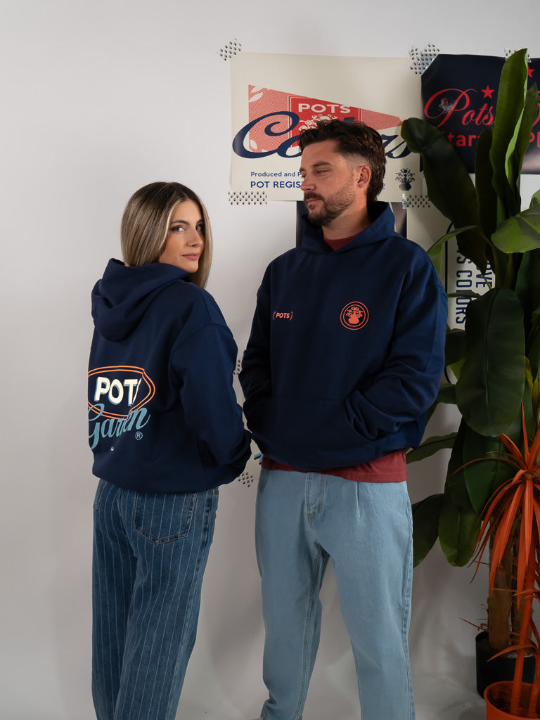 SUDADERA GARDEN NAVY