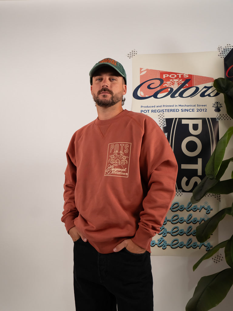 SUDADERA ORIGINAL TERRACOTA