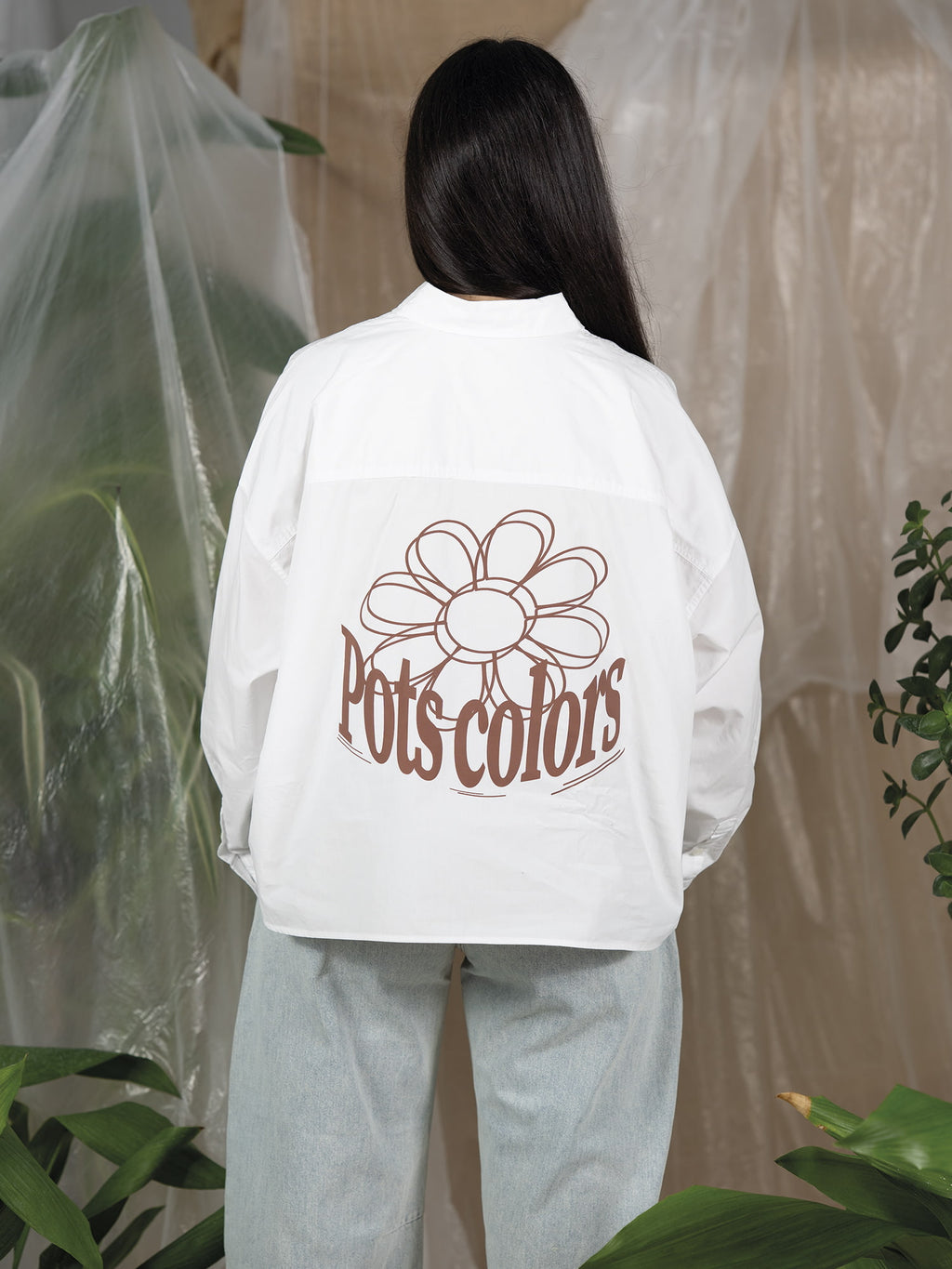 WHITE CROP SHIRT