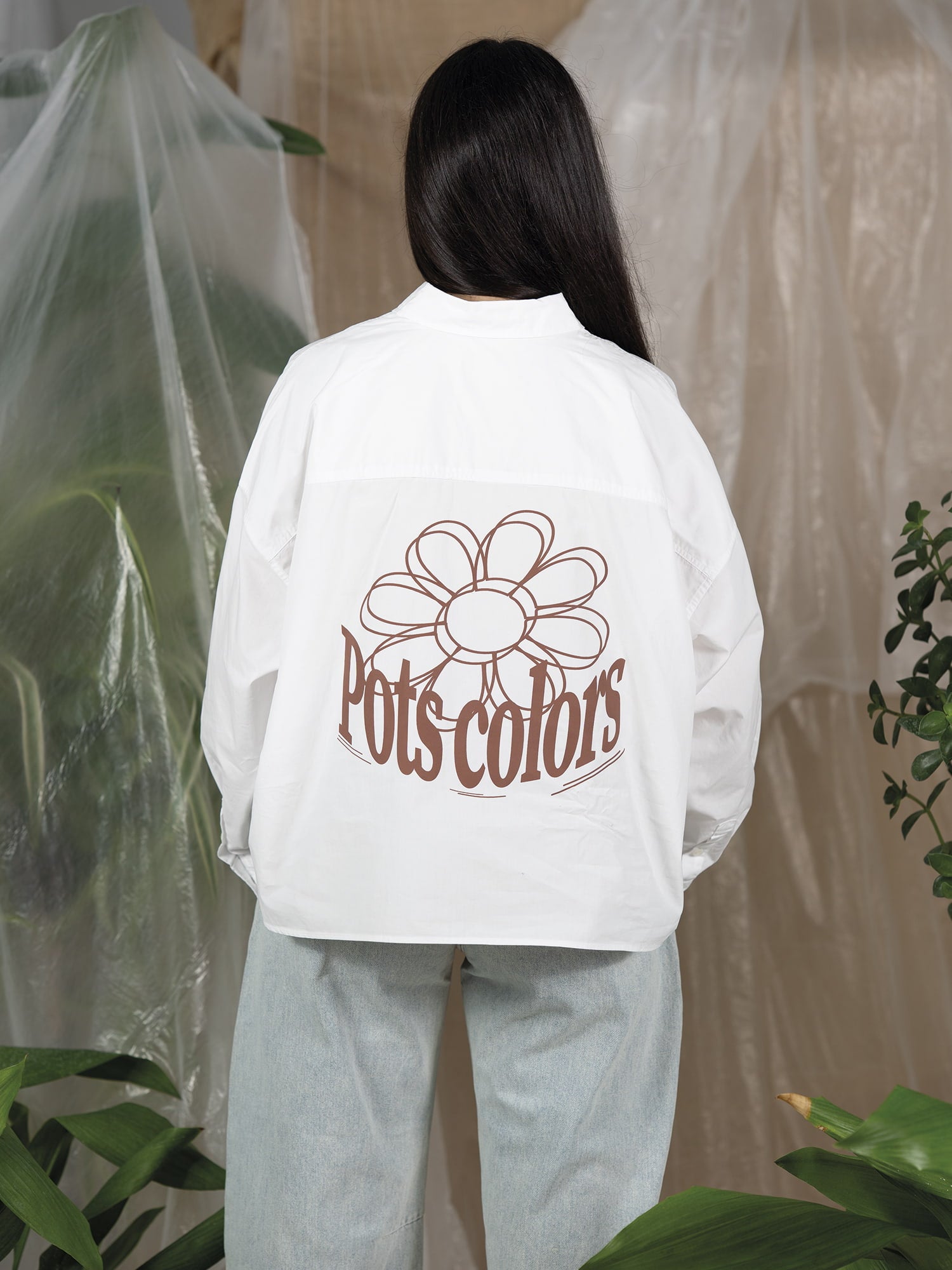 WHITE CROP SHIRT