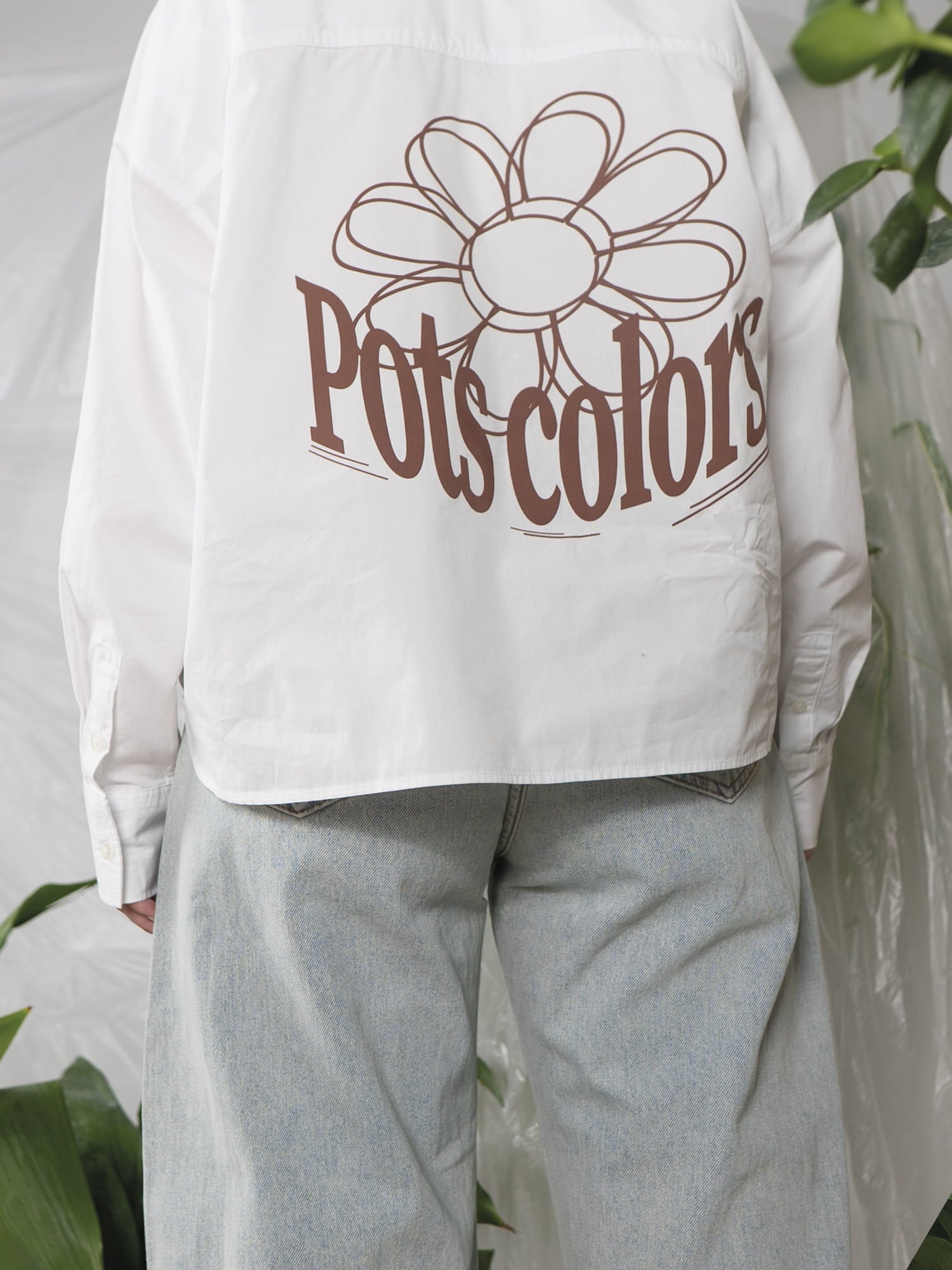 WHITE CROP SHIRT