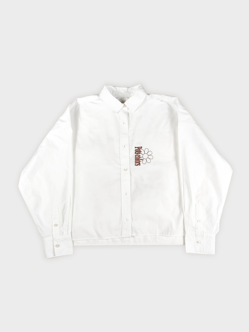 WHITE CROP SHIRT