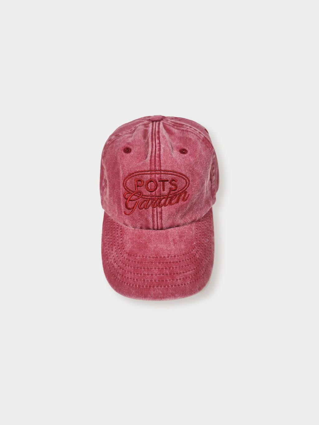 WORN BURGUNDY CAP