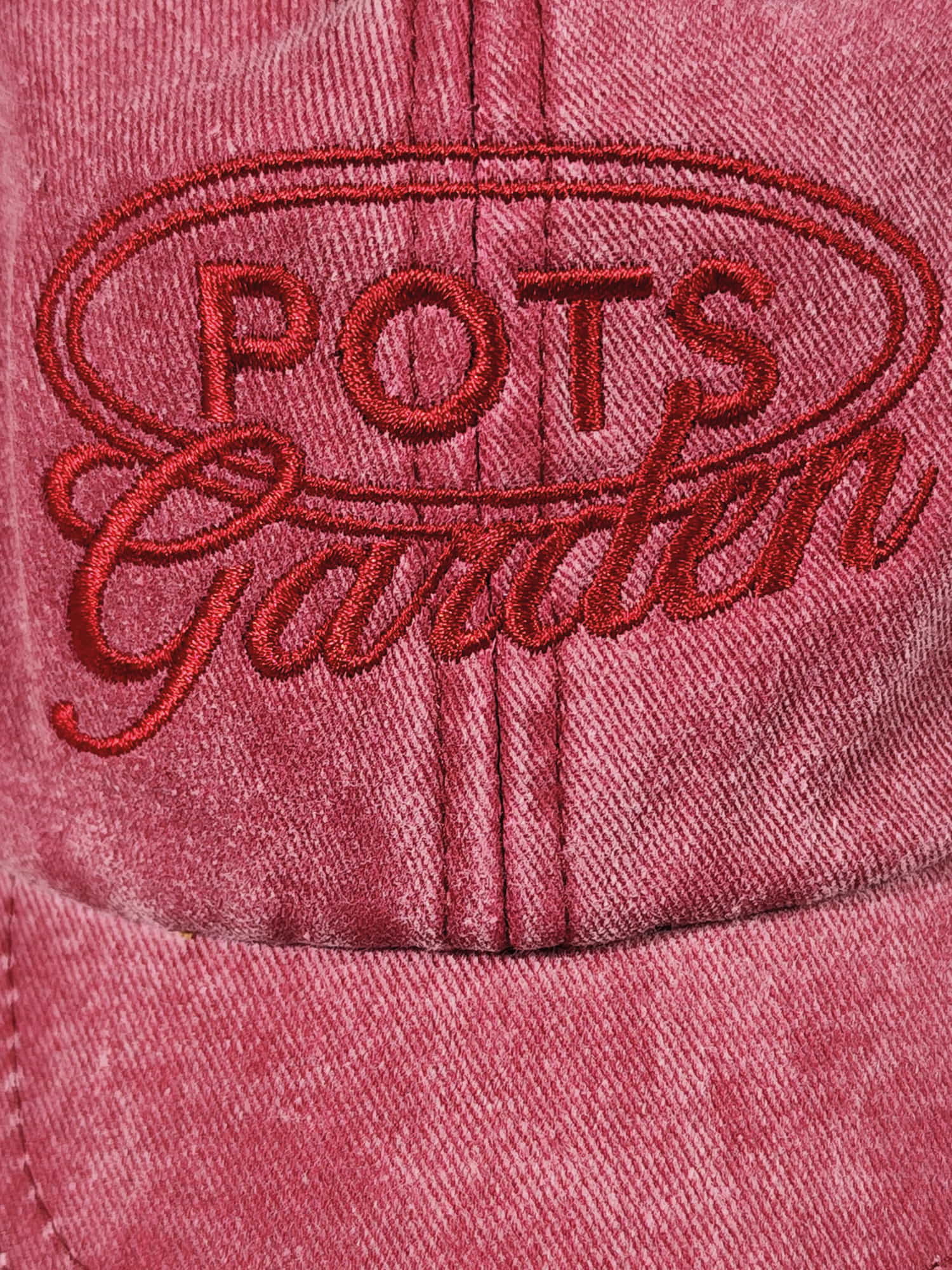 WORN BURGUNDY CAP