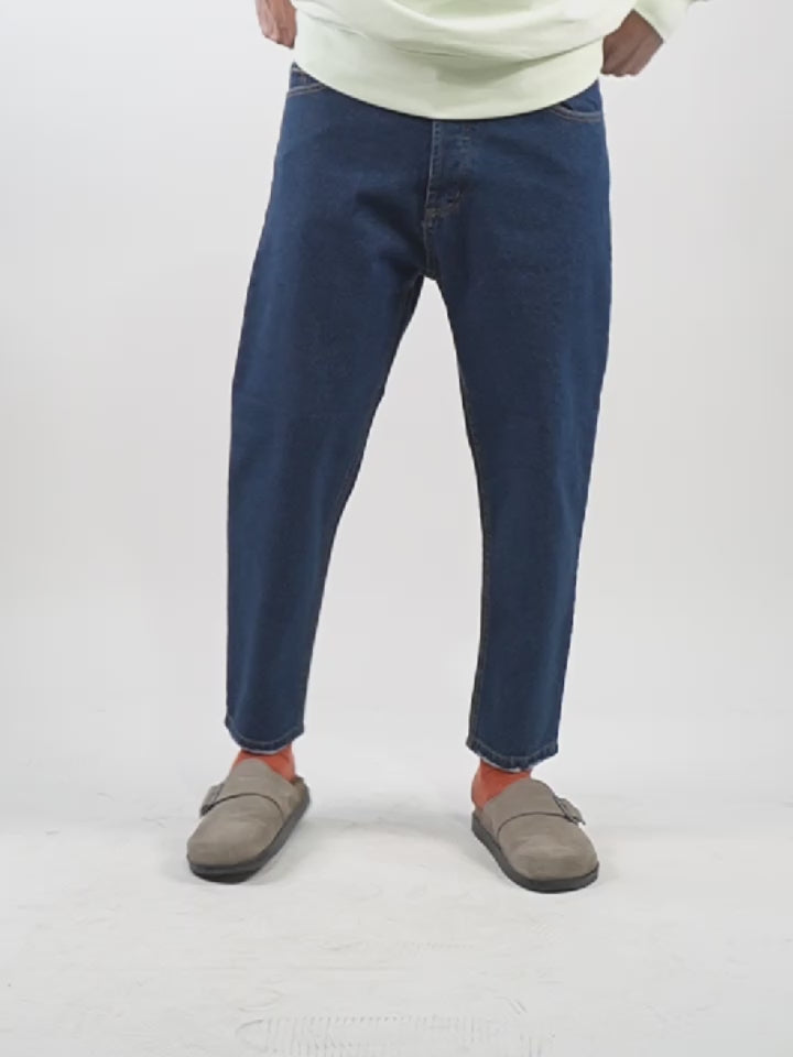 JEANS CROPPED DARK