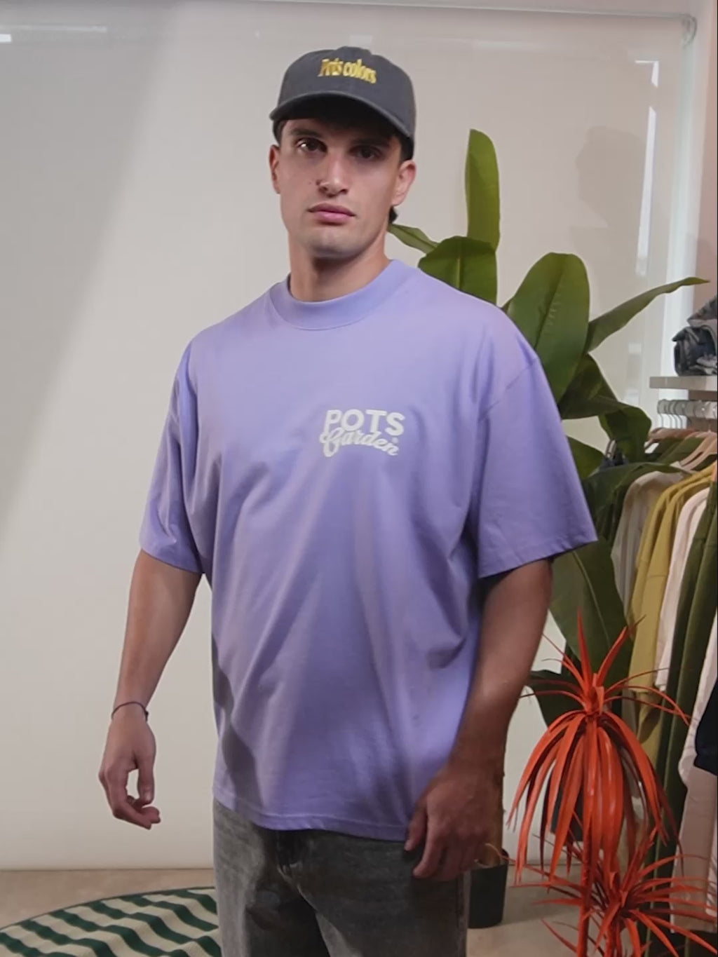 WORN BLACK CAP