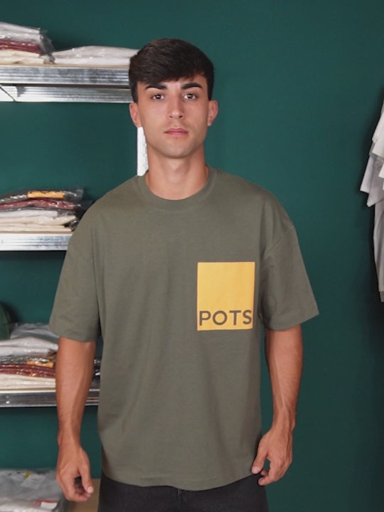 ORANGE SQUARE T-SHIRT